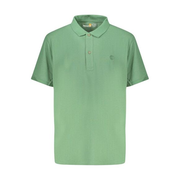 Timberland Verde Cotton Men Polo Men's Shirt
